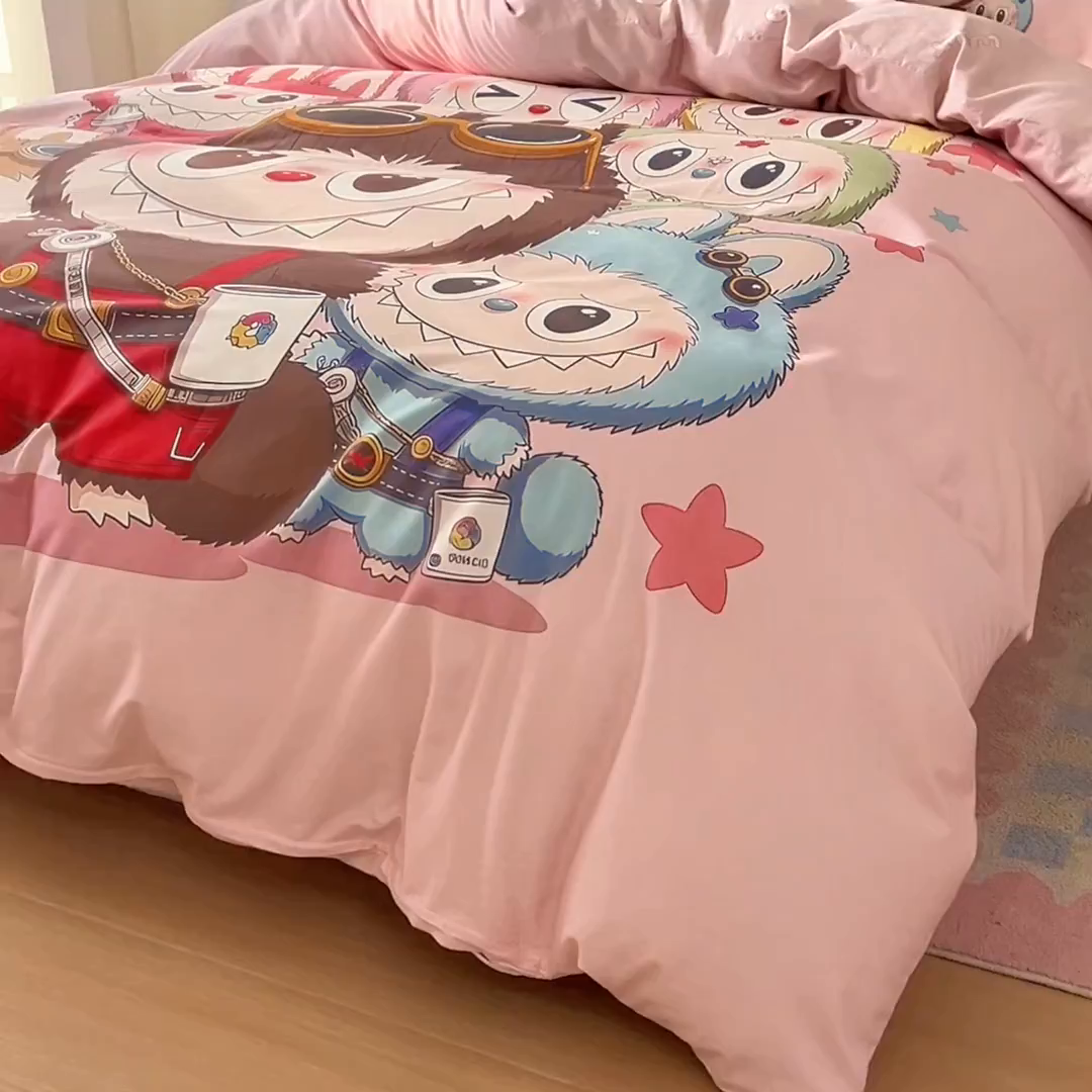 91家纺网 家纺一手货源 找家纺 浩诚 2026新款全棉卡通四件套第4批（陆续更新） 布布合集