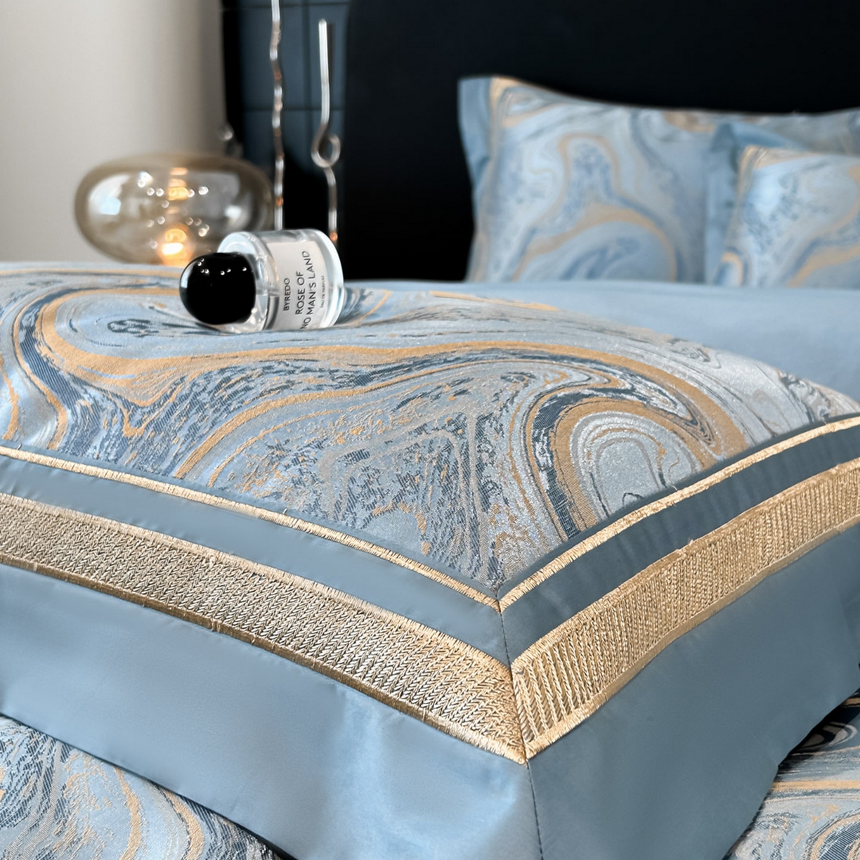 91家纺网 家纺一手货源 找家纺 （总）博纳家纺 2026春夏新款全棉纯棉高精密色织提花绣花四件套-炫彩年华