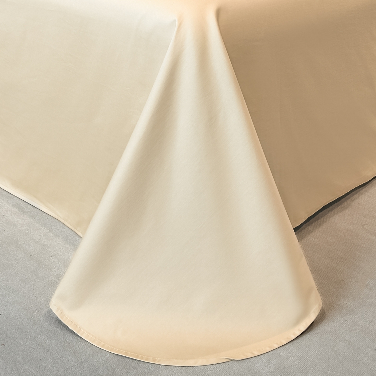 91家纺网 家纺一手货源 找家纺 博纳家纺 2026春夏新款全棉纯棉高精密色织提花绣花四件套-炫彩年华 炫彩年华-香槟