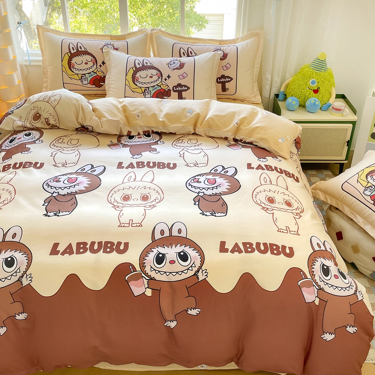 91家纺网 家纺一手货源 找家纺 浩诚 2026新款全棉卡通四件套第4批（陆续更新） 开心布布