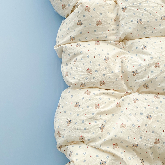 91家纺网 家纺一手货源 找家纺 （总）卢赛尔 2026新款古法水洗仿棉云感棉学生三件套四件套