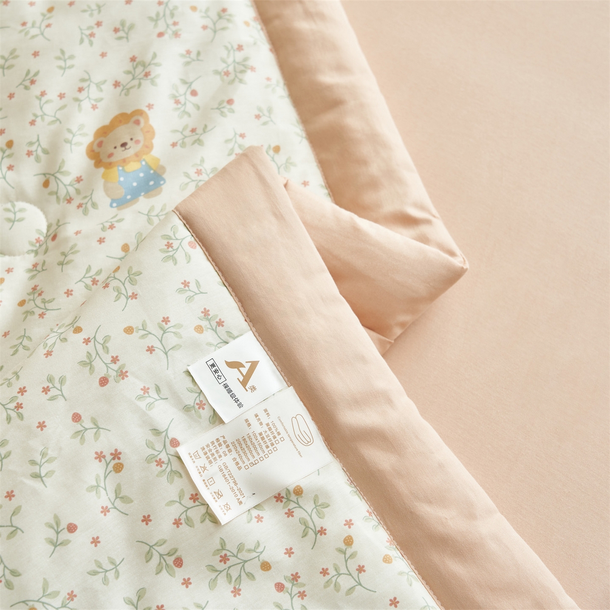 91家纺网 家纺一手货源 找家纺 恒爱家纺 2026新款全棉纯棉12868印花夏被夏凉被空调被 ABL萌系乐园