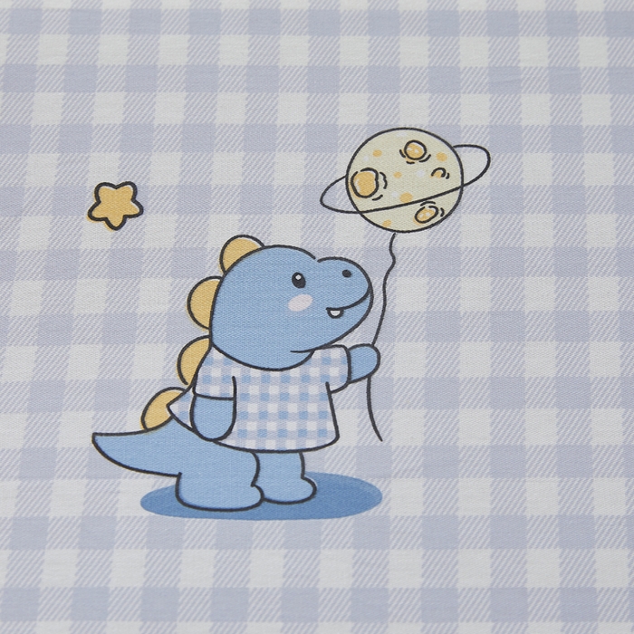 91家纺网 家纺一手货源 找家纺 翎盈家纺 2026款ins风小清新卡通纯棉乳胶枕专用枕套全棉波浪形枕头套 星际告白