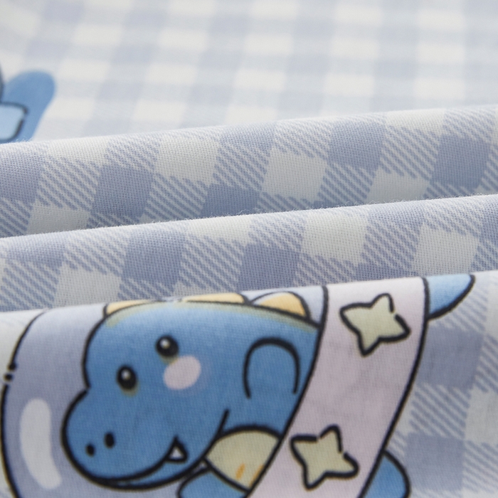 91家纺网 家纺一手货源 找家纺 翎盈家纺 2026款ins风小清新卡通纯棉乳胶枕专用枕套全棉波浪形枕头套 星际告白