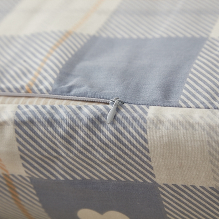 91家纺网 家纺一手货源 找家纺 翎盈家纺 2026款ins风小清新卡通纯棉乳胶枕专用枕套全棉波浪形枕头套 爱达拉-灰