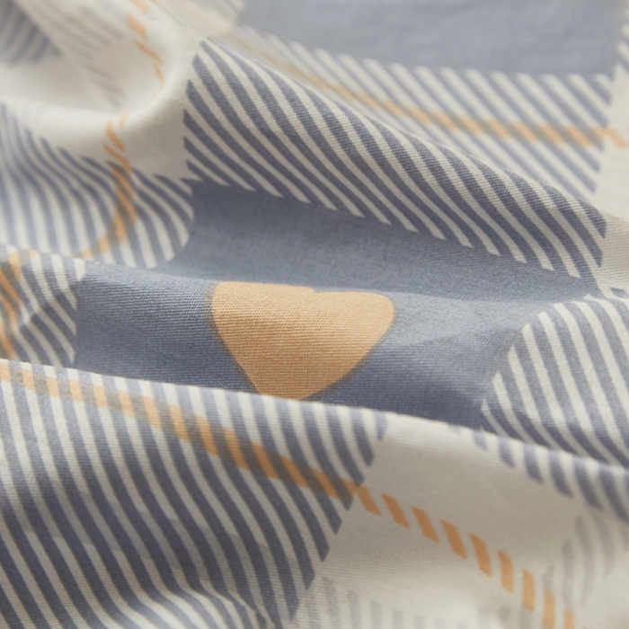 91家纺网 家纺一手货源 找家纺 翎盈家纺 2026款ins风小清新卡通纯棉乳胶枕专用枕套全棉波浪形枕头套 爱达拉-灰