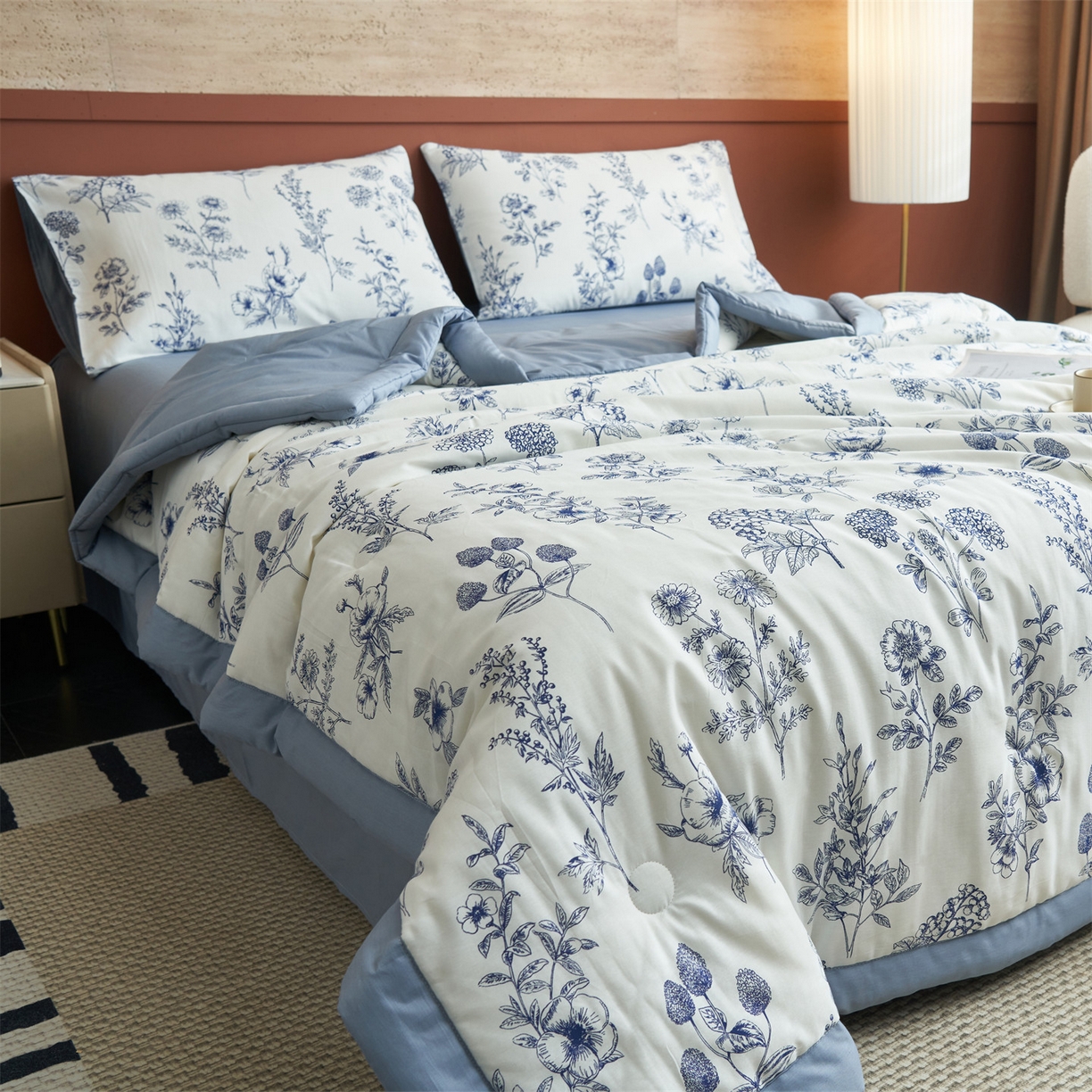 91家纺网 家纺一手货源 找家纺 恒爱家纺 2026新款全棉纯棉12868印花夏被夏凉被空调被 BR小欢喜