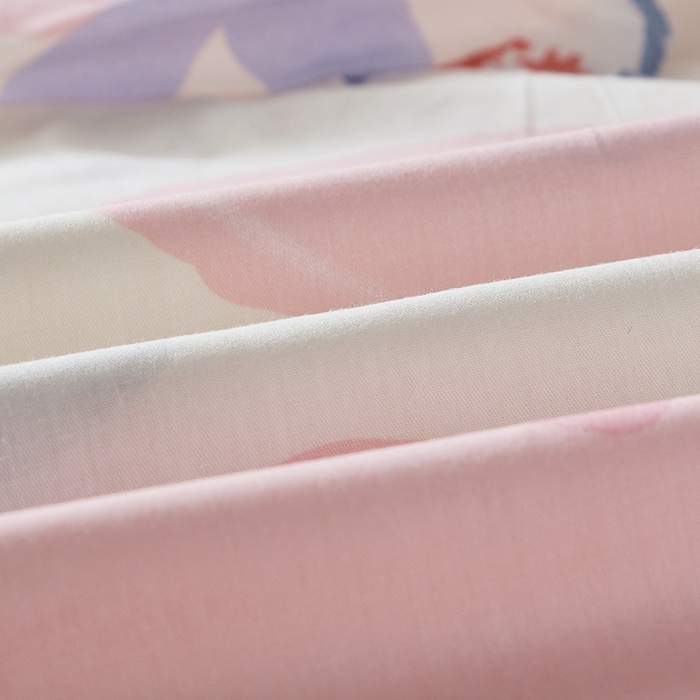 91家纺网 家纺一手货源 找家纺 翎盈家纺 2026款ins风小清新卡通纯棉乳胶枕专用枕套全棉波浪形枕头套 白桃公主