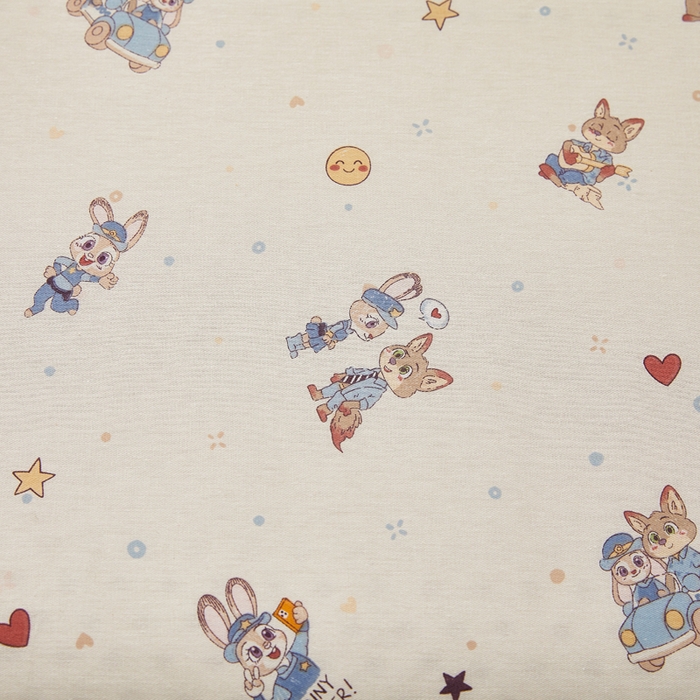 91家纺网 家纺一手货源 找家纺 翎盈家纺 2026款ins风小清新卡通纯棉乳胶枕专用枕套全棉波浪形枕头套 疯狂世界