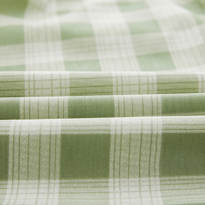 91家纺网 家纺一手货源 找家纺 翎盈家纺 2026款ins风小清新卡通纯棉乳胶枕专用枕套全棉波浪形枕头套 格瑞-绿