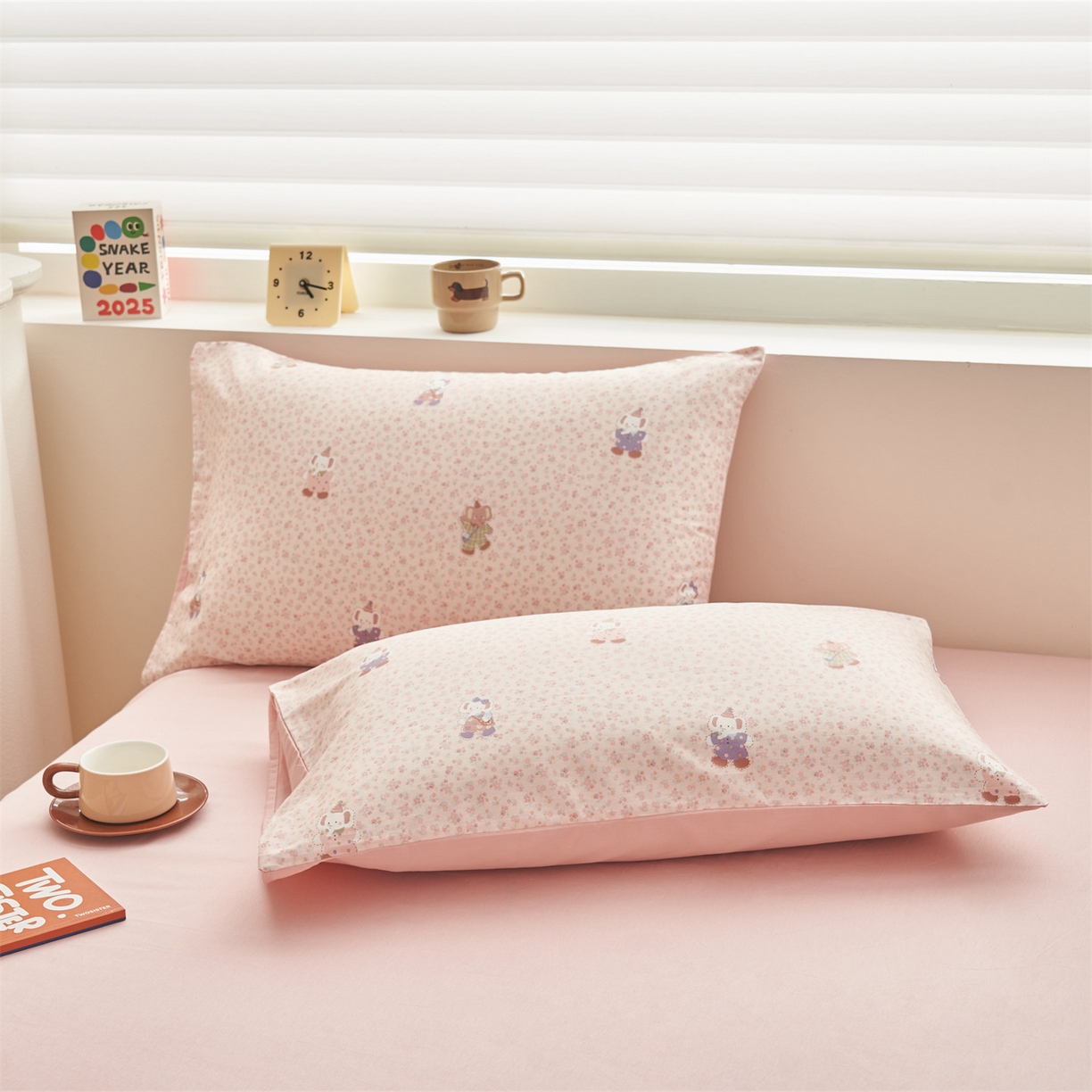 91家纺网 家纺一手货源 找家纺 恒爱家纺 2026新款全棉纯棉12868印花夏被夏凉被空调被 UJ碎花小象