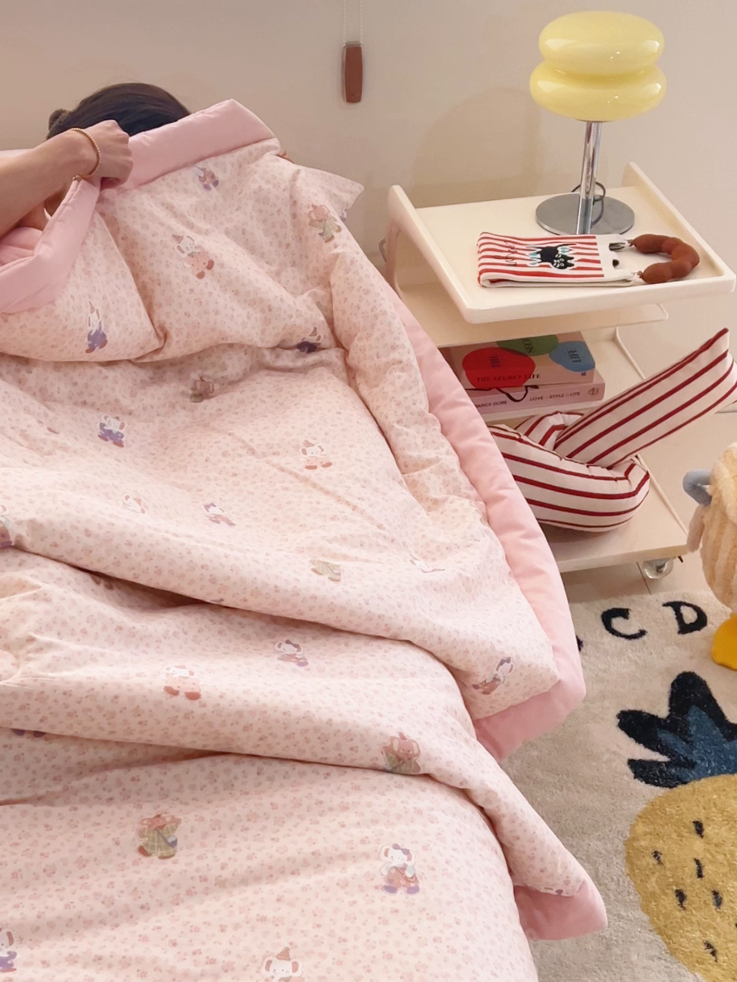 91家纺网 家纺一手货源 找家纺 恒爱家纺 2026新款全棉纯棉12868印花夏被夏凉被空调被 UJ碎花小象