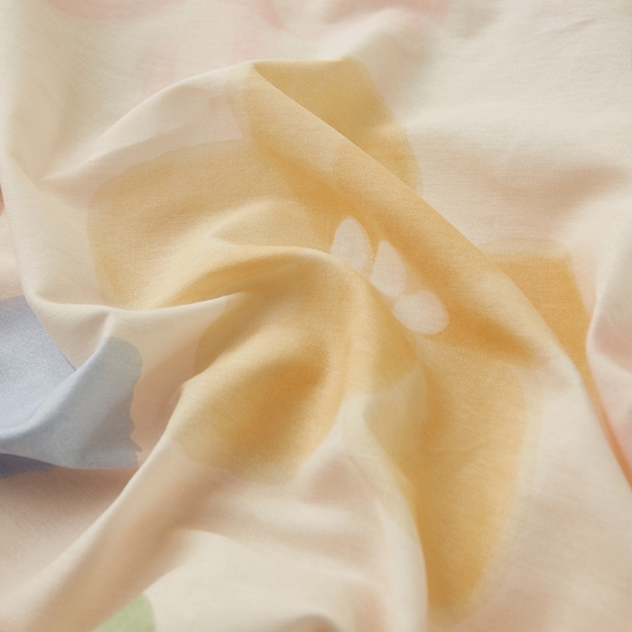 91家纺网 家纺一手货源 找家纺 翎盈家纺 2026款ins风小清新卡通纯棉乳胶枕专用枕套全棉波浪形枕头套 花蜜悠然