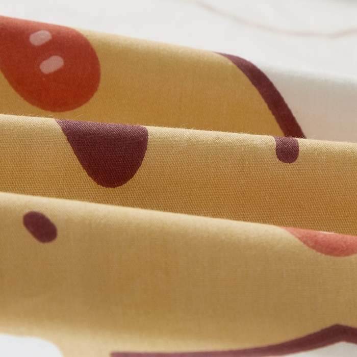 91家纺网 家纺一手货源 找家纺 翎盈家纺 2026款ins风小清新卡通纯棉乳胶枕专用枕套全棉波浪形枕头套 欢乐萌熊