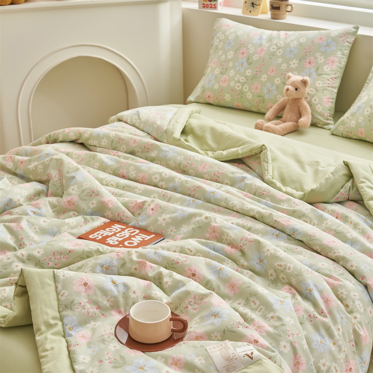 91家纺网 家纺一手货源 找家纺 恒爱家纺 2026新款全棉纯棉12868印花夏被夏凉被空调被 UML灿烂繁花