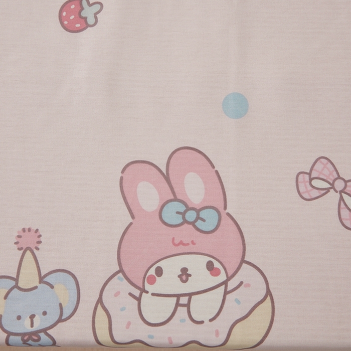 91家纺网 家纺一手货源 找家纺 翎盈家纺 2026款ins风小清新卡通纯棉乳胶枕专用枕套全棉波浪形枕头套 可乐贝儿