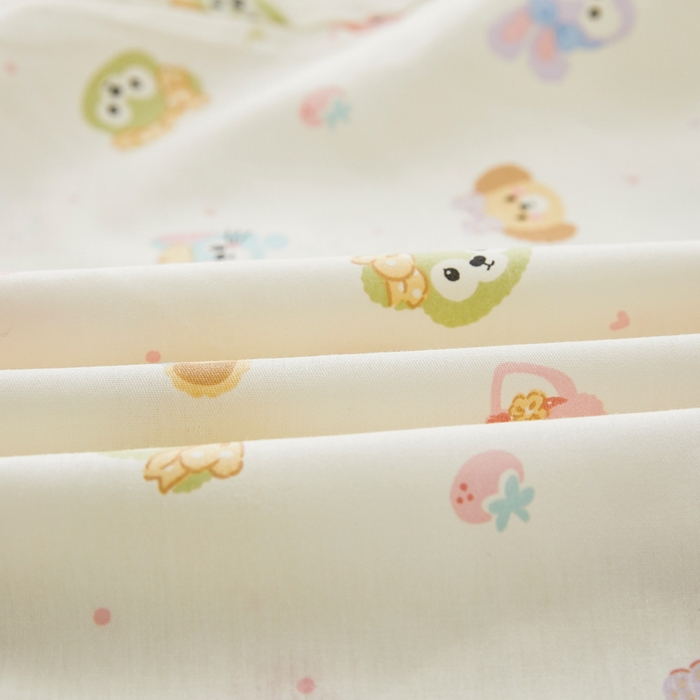 91家纺网 家纺一手货源 找家纺 翎盈家纺 2026款ins风小清新卡通纯棉乳胶枕专用枕套全棉波浪形枕头套 玛卡世界-米