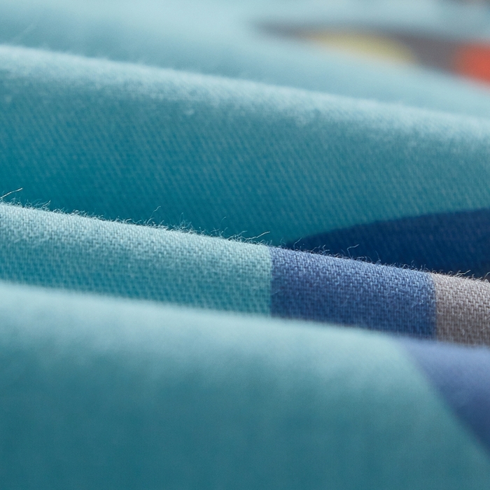 91家纺网 家纺一手货源 找家纺 翎盈家纺 2026款ins风小清新卡通纯棉乳胶枕专用枕套全棉波浪形枕头套 汽车小镇