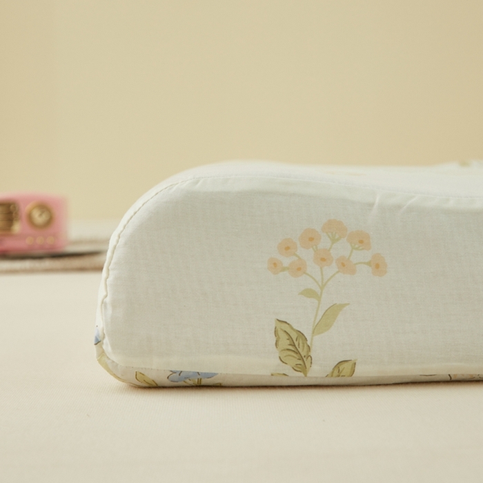 91家纺网 家纺一手货源 找家纺 翎盈家纺 2026款ins风小清新卡通纯棉乳胶枕专用枕套全棉波浪形枕头套 沁园春