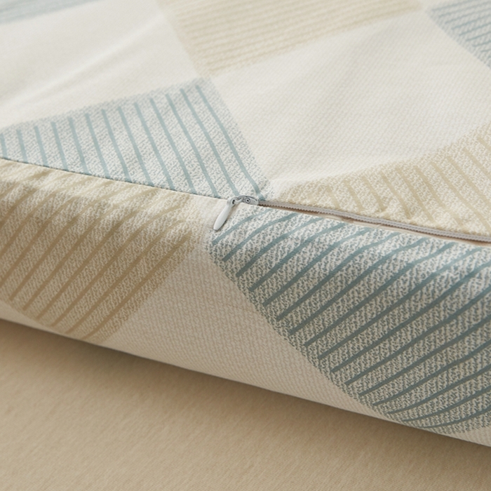 91家纺网 家纺一手货源 找家纺 翎盈家纺 2026款ins风小清新卡通纯棉乳胶枕专用枕套全棉波浪形枕头套 瑞吉斯-兰