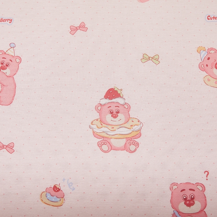 91家纺网 家纺一手货源 找家纺 翎盈家纺 2026款ins风小清新卡通纯棉乳胶枕专用枕套全棉波浪形枕头套 童话街