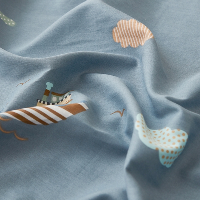 91家纺网 家纺一手货源 找家纺 翎盈家纺 2026款ins风小清新卡通纯棉乳胶枕专用枕套全棉波浪形枕头套 玩具乐园-兰