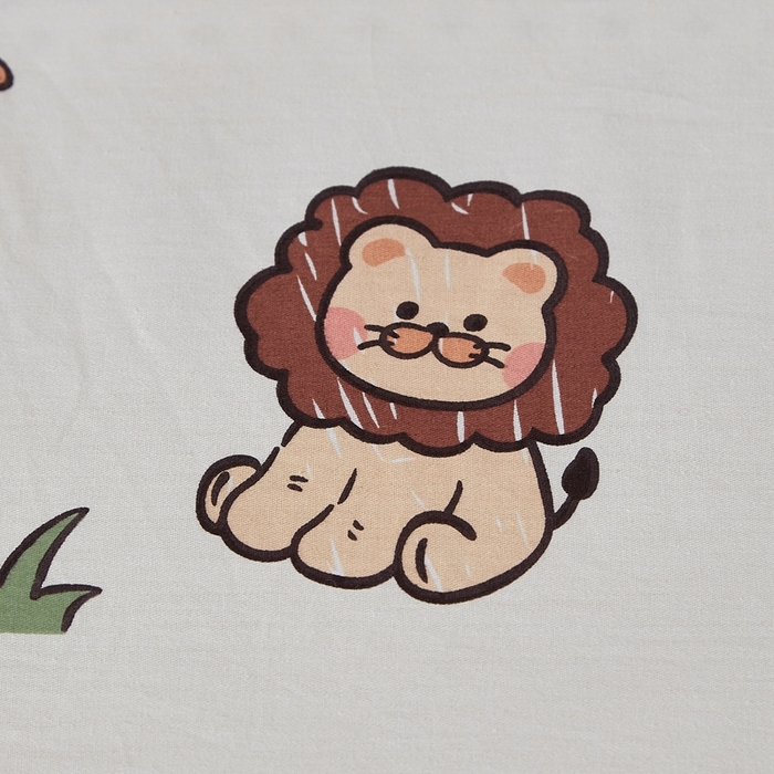 91家纺网 家纺一手货源 找家纺 翎盈家纺 2026款ins风小清新卡通纯棉乳胶枕专用枕套全棉波浪形枕头套 野餐派对