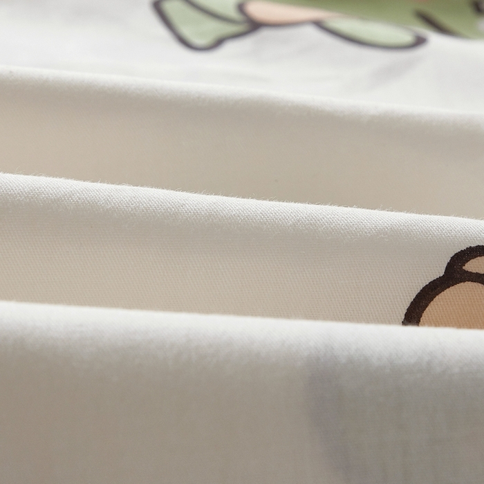 91家纺网 家纺一手货源 找家纺 翎盈家纺 2026款ins风小清新卡通纯棉乳胶枕专用枕套全棉波浪形枕头套 野餐派对