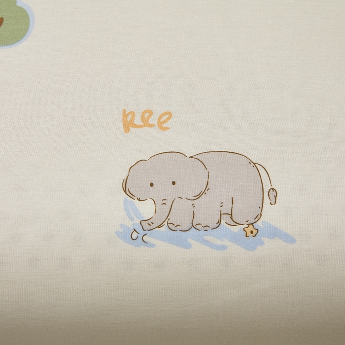 91家纺网 家纺一手货源 找家纺 翎盈家纺 2026款ins风小清新卡通纯棉乳胶枕专用枕套全棉波浪形枕头套 游乐园