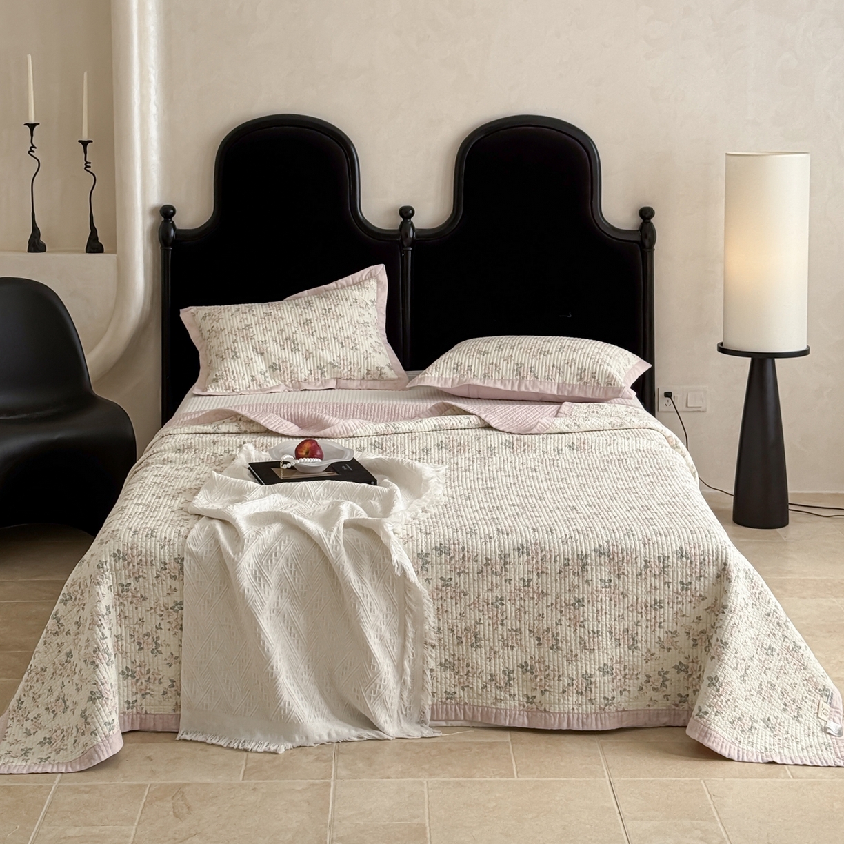 91家纺网 家纺一手货源 找家纺 （总）床盖工厂店 2026春夏新款双面100%全棉填充棉花床盖三件套