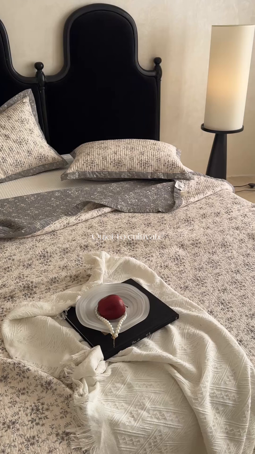 91家纺网 家纺一手货源 找家纺 床盖工厂店 2026春夏新款双面100%全棉填充棉花床盖三件套 清陌（米）