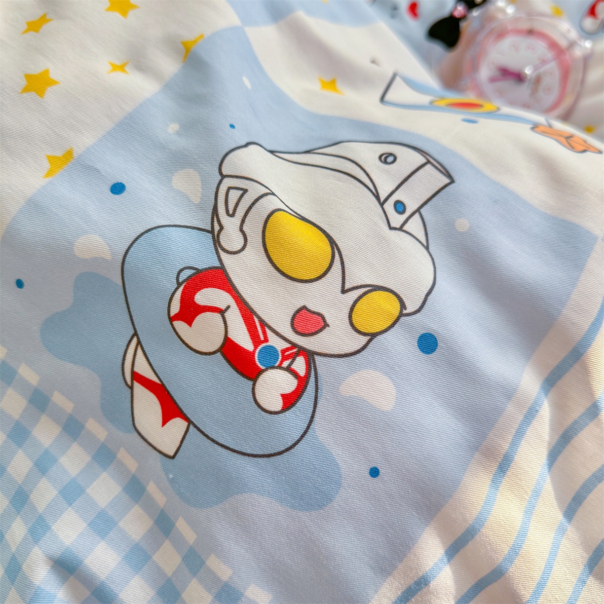 91家纺网 家纺一手货源 找家纺 （总）名兮家居 2026新款全棉13372正版授权经典奥特曼四件套【含防伪标】