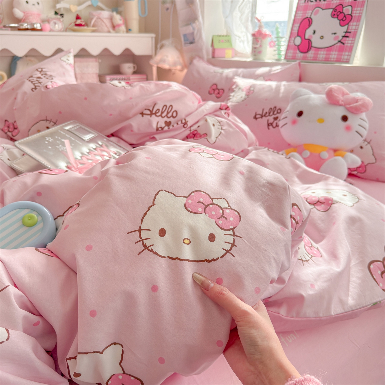 91家纺网 家纺一手货源 找家纺 名兮家居 2026新款全棉13372正版授权经典奥特曼四件套【含防伪标】 呆萌kt