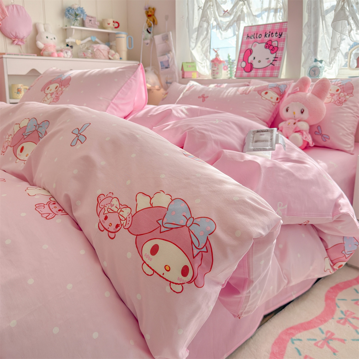 名兮家居 2026新款全棉13372正版授权经典奥特曼四件套【含防伪标】 魔法美乐蒂