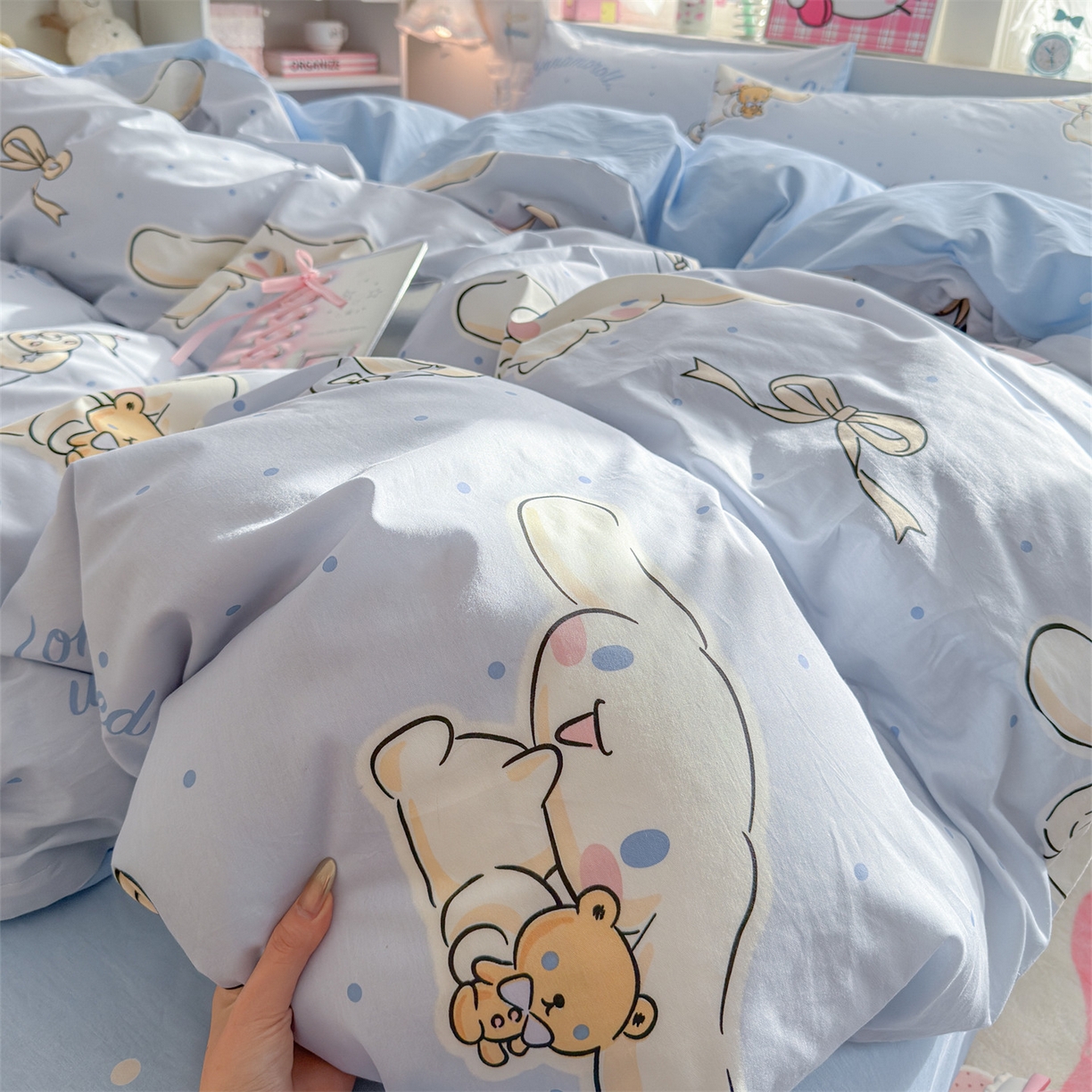 91家纺网 家纺一手货源 找家纺 名兮家居 2026新款全棉13372正版授权经典奥特曼四件套【含防伪标】 点点玉桂狗