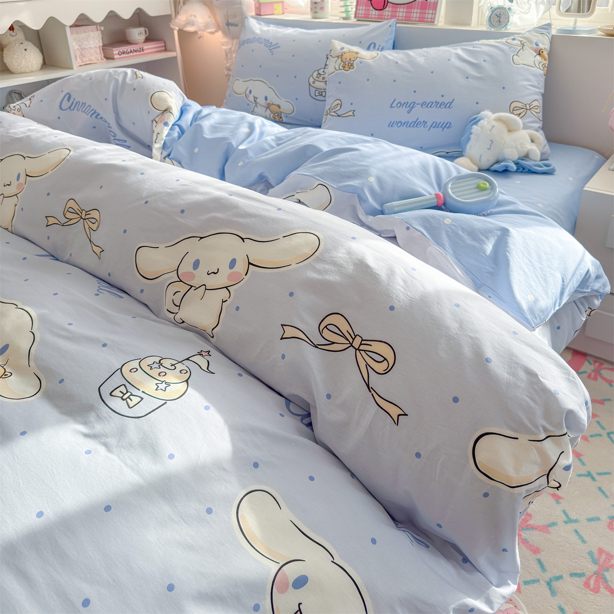 91家纺网 家纺一手货源 找家纺 名兮家居 2026新款全棉13372正版授权经典奥特曼四件套【含防伪标】 点点玉桂狗