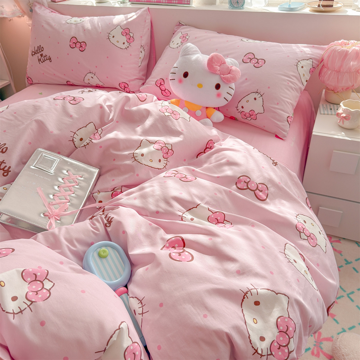 91家纺网 家纺一手货源 找家纺 名兮家居 2026新款全棉13372正版授权经典奥特曼四件套【含防伪标】 呆萌kt