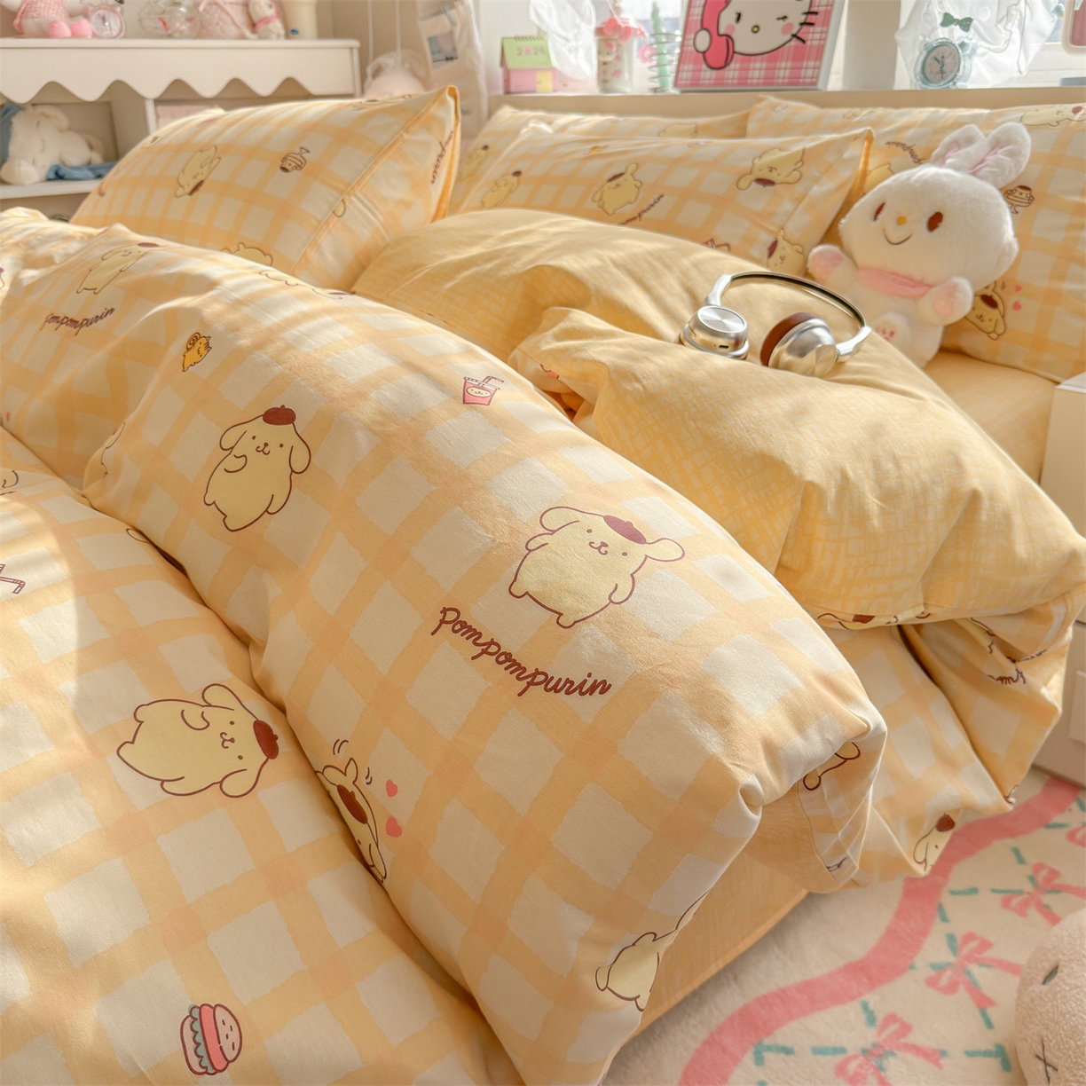 名兮家居 2026新款全棉13372正版授权经典奥特曼四件套【含防伪标】 可可布丁狗