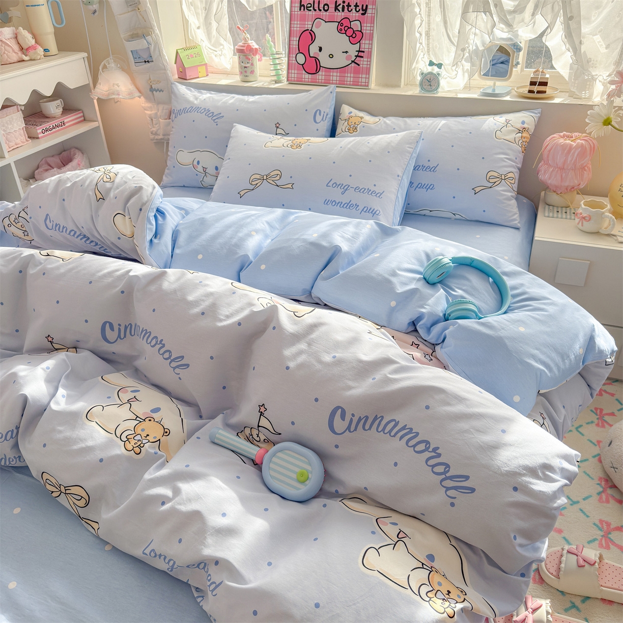 91家纺网 家纺一手货源 找家纺 名兮家居 2026新款全棉13372正版授权经典奥特曼四件套【含防伪标】 点点玉桂狗