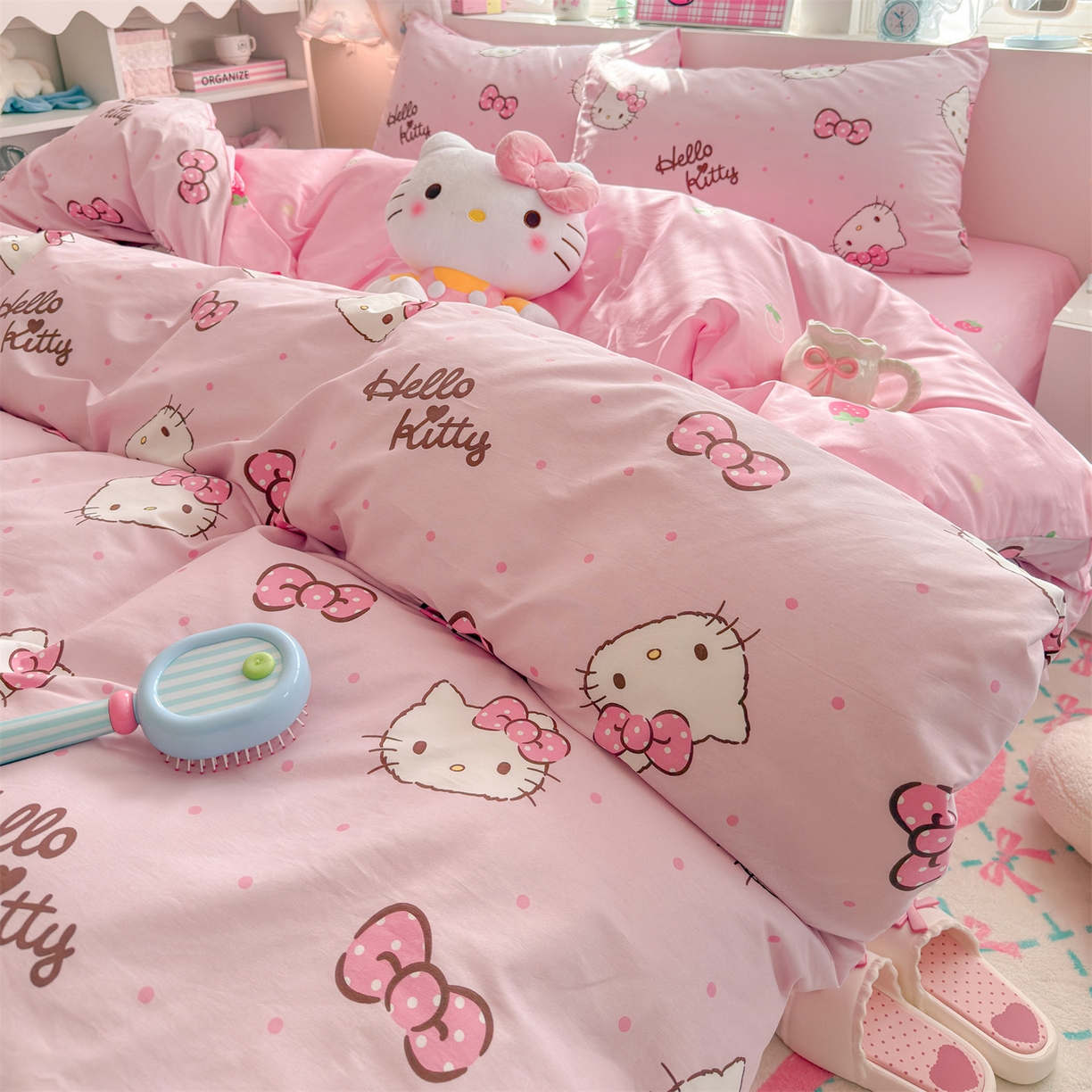 91家纺网 家纺一手货源 找家纺 名兮家居 2026新款全棉13372正版授权经典奥特曼四件套【含防伪标】 呆萌kt