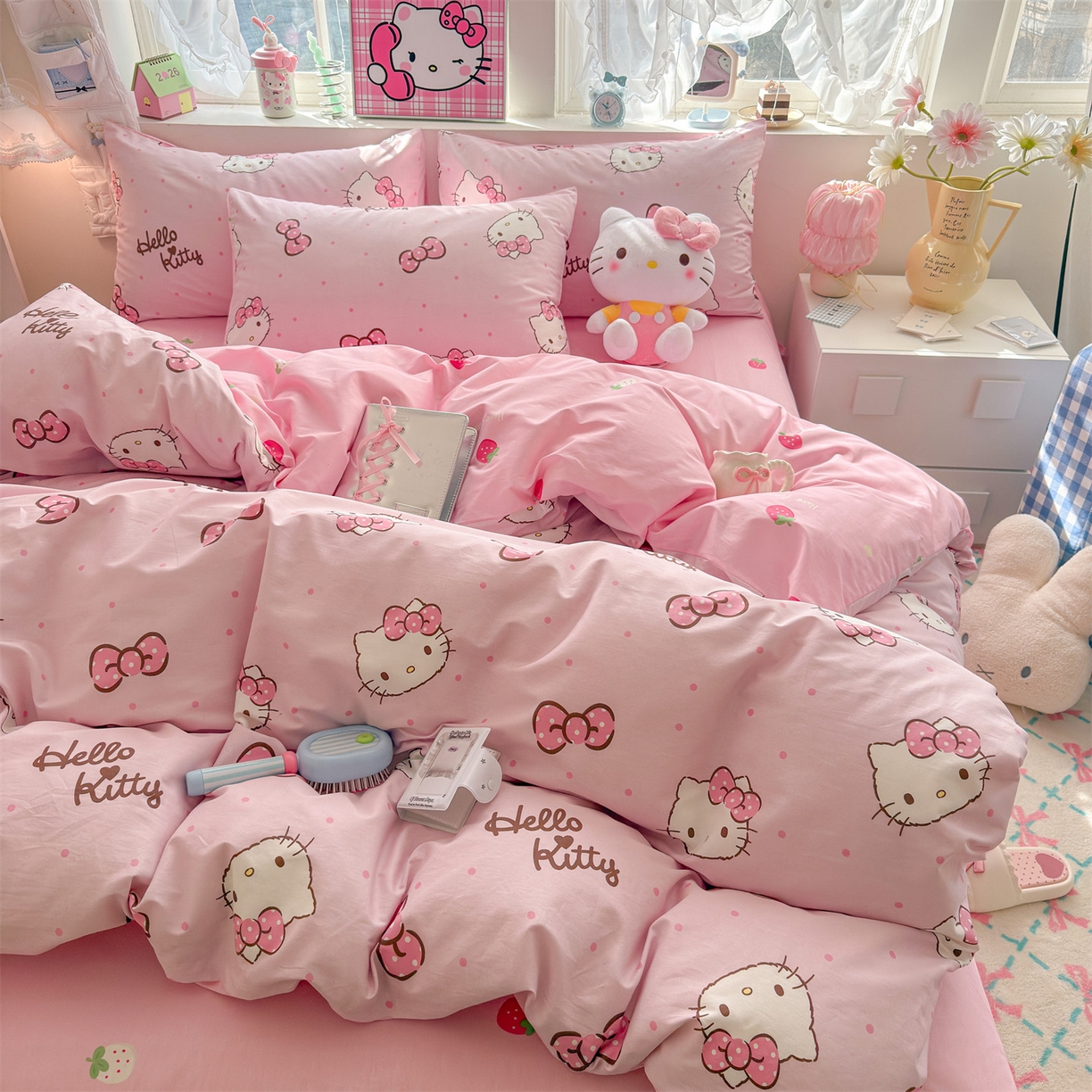 91家纺网 家纺一手货源 找家纺 名兮家居 2026新款全棉13372正版授权经典奥特曼四件套【含防伪标】 呆萌kt