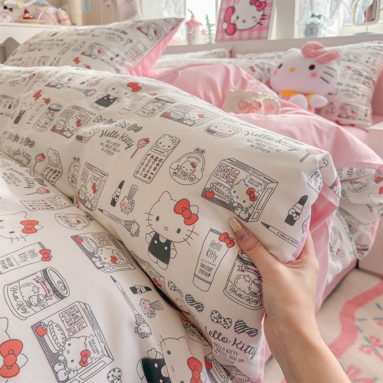 91家纺网 家纺一手货源 找家纺 名兮家居 2026新款全棉13372正版授权经典奥特曼四件套【含防伪标】 漫画kt