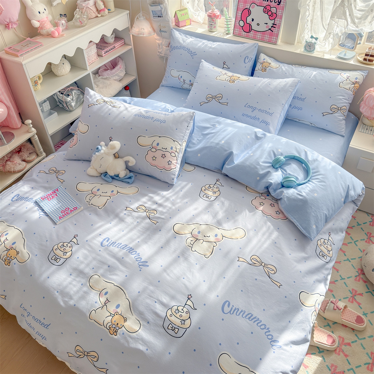 91家纺网 家纺一手货源 找家纺 名兮家居 2026新款全棉13372正版授权经典奥特曼四件套【含防伪标】 点点玉桂狗