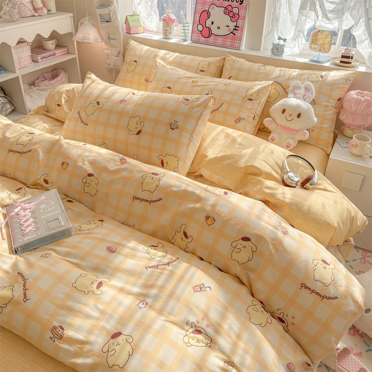 91家纺网 家纺一手货源 找家纺 名兮家居 2026新款全棉13372正版授权经典奥特曼四件套【含防伪标】 可可布丁狗