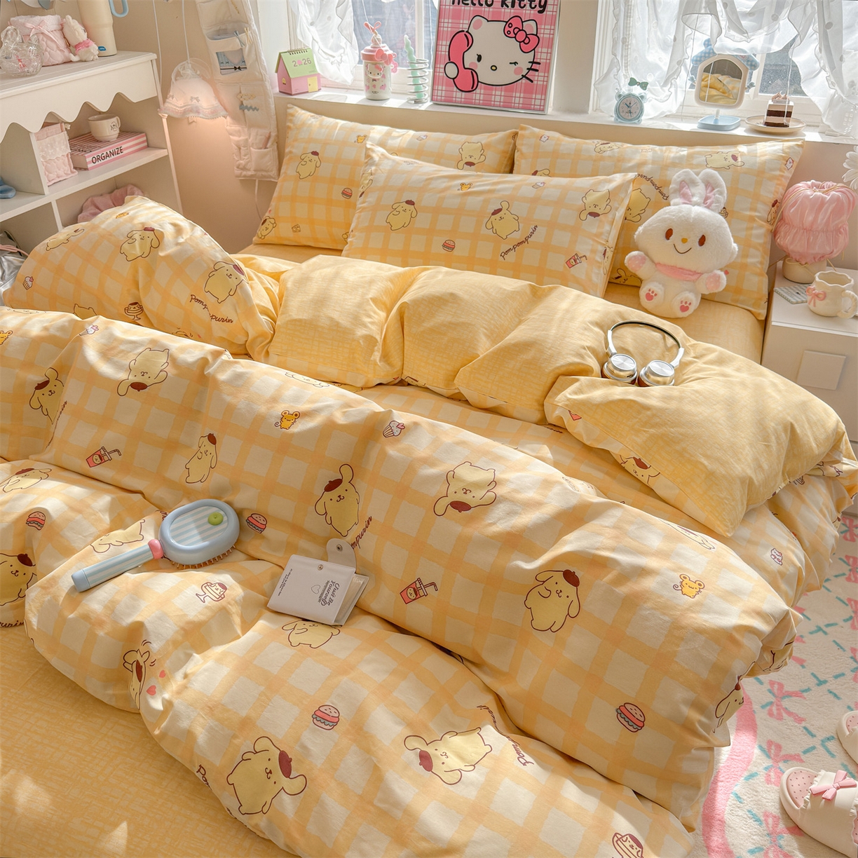 91家纺网 家纺一手货源 找家纺 名兮家居 2026新款全棉13372正版授权经典奥特曼四件套【含防伪标】 可可布丁狗