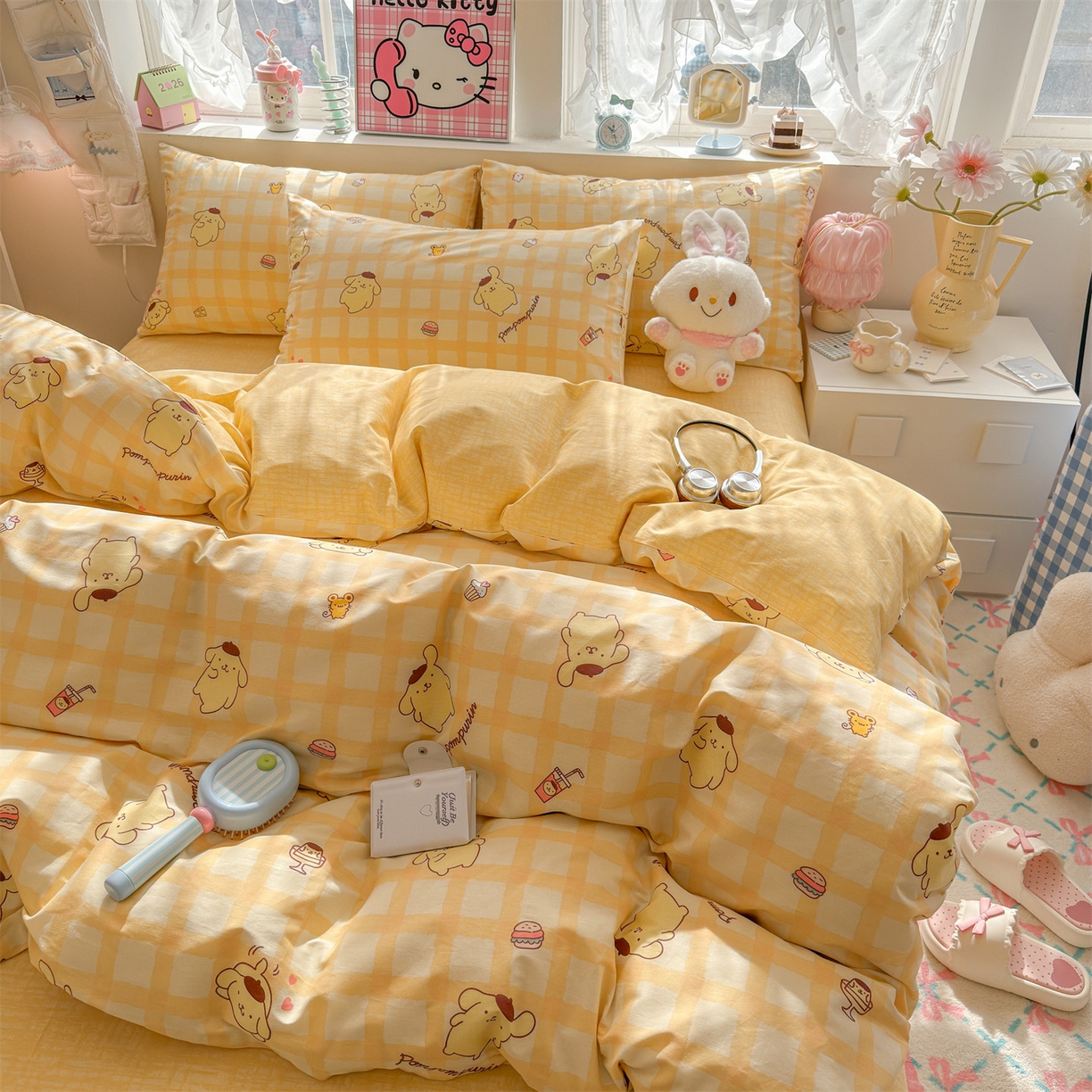 91家纺网 家纺一手货源 找家纺 名兮家居 2026新款全棉13372正版授权经典奥特曼四件套【含防伪标】 可可布丁狗