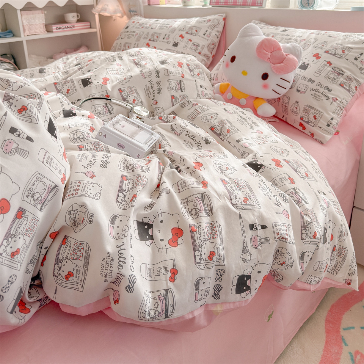 91家纺网 家纺一手货源 找家纺 名兮家居 2026新款全棉13372正版授权经典奥特曼四件套【含防伪标】 漫画kt