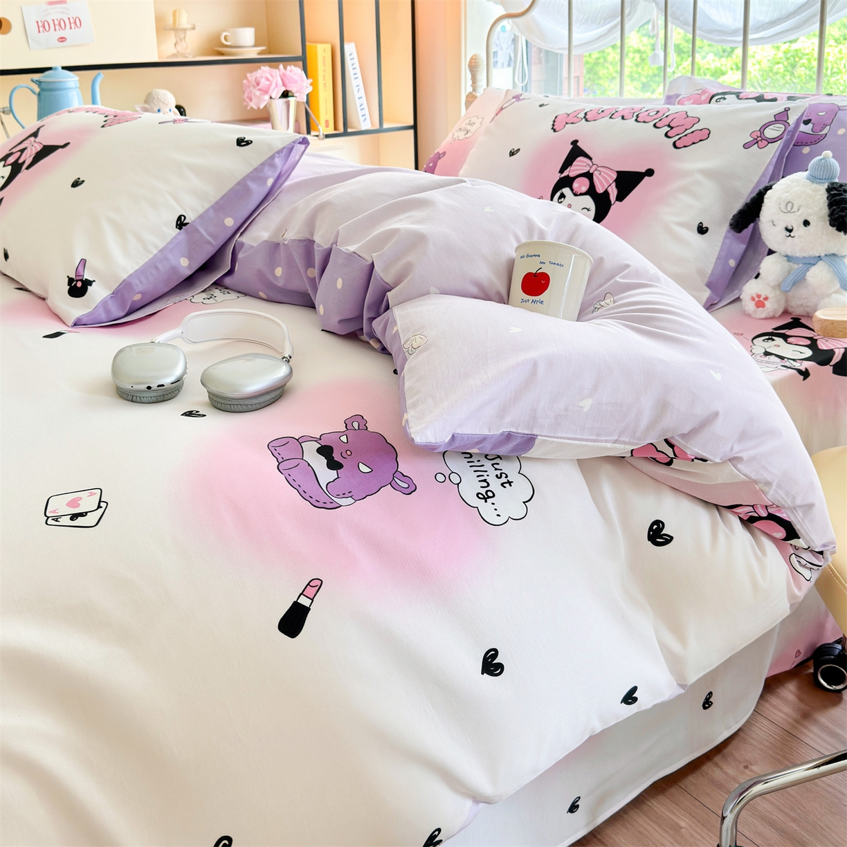 91家纺网 家纺一手货源 找家纺 名兮家居 2026新款全棉13372正版授权经典奥特曼四件套【含防伪标】 美美库洛米