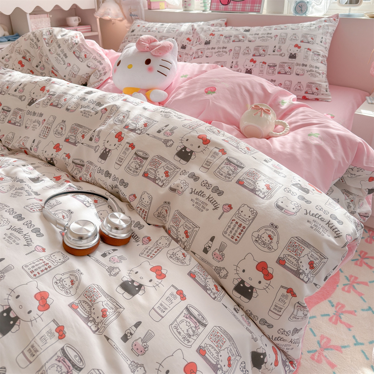 91家纺网 家纺一手货源 找家纺 名兮家居 2026新款全棉13372正版授权经典奥特曼四件套【含防伪标】 漫画kt