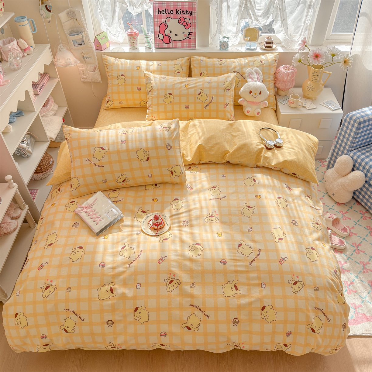 91家纺网 家纺一手货源 找家纺 名兮家居 2026新款全棉13372正版授权经典奥特曼四件套【含防伪标】 可可布丁狗